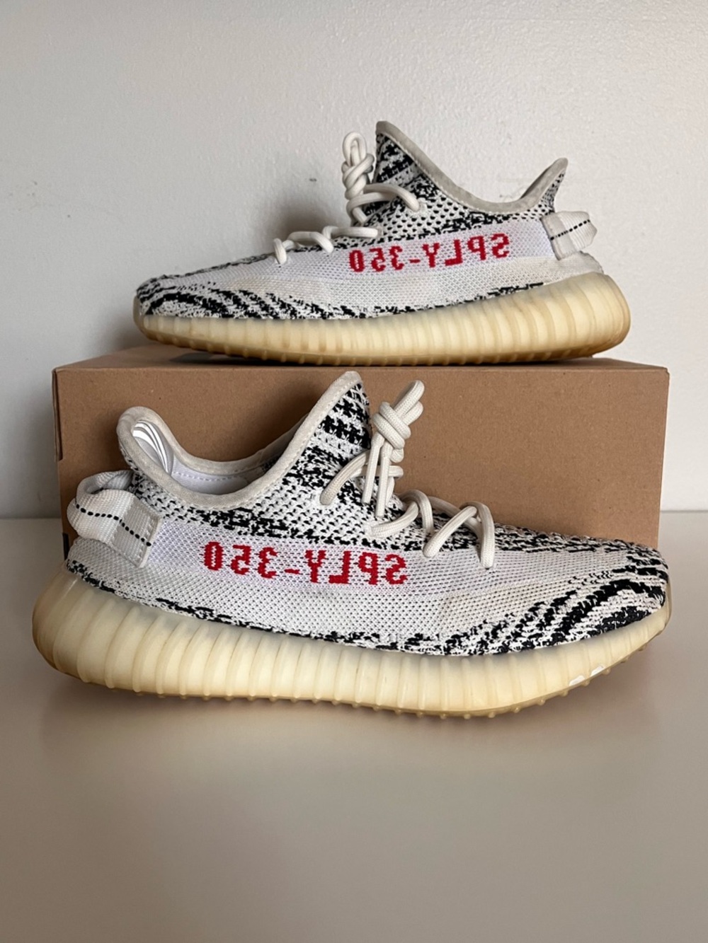 Adidas Yeezy Boost 350 V2 Zebra, Used (Size US Men’s 6.0)